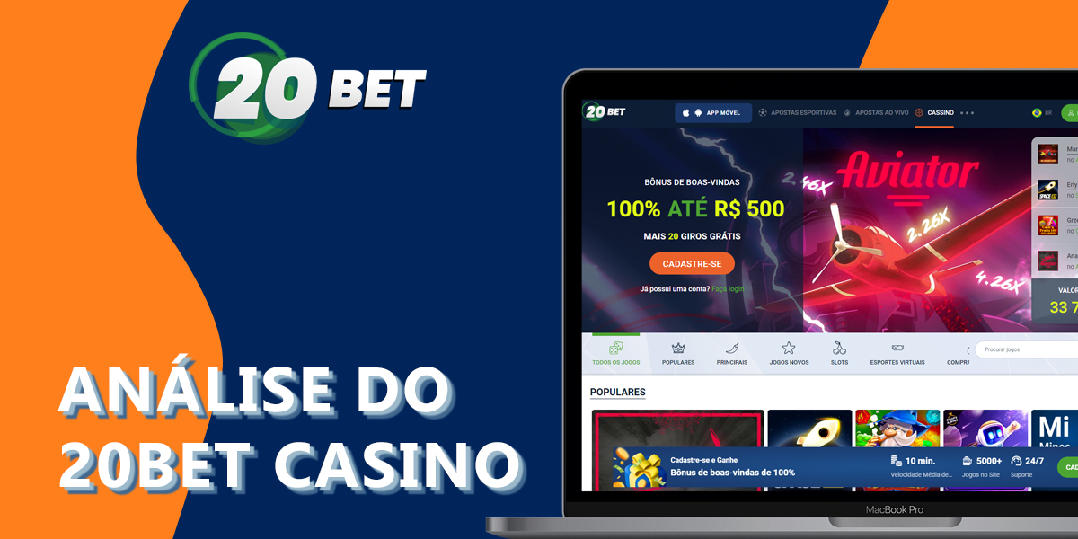 Visão geral do casino online 20Bet para utilizadores brasileiros